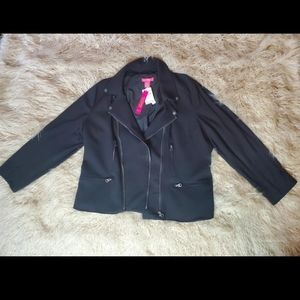 Catherine Malandrino Black Moto Jacket